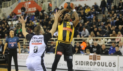 ΠΑΟΚ - ΑΕΚ 85-94: Άνετο πέρασμα από την Πυλαία και «κιτρινόμαυρο» προβάδισμα για την 6άδα!