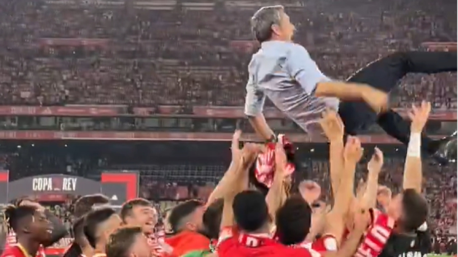 Αθλέτικ Μπιλμπάο: Στον… ουρανό ο Βαλβέρδε και με δάκρυα στα μάτια μετά την κατάκτηση του Κυπέλλου Ισπανίας (video)