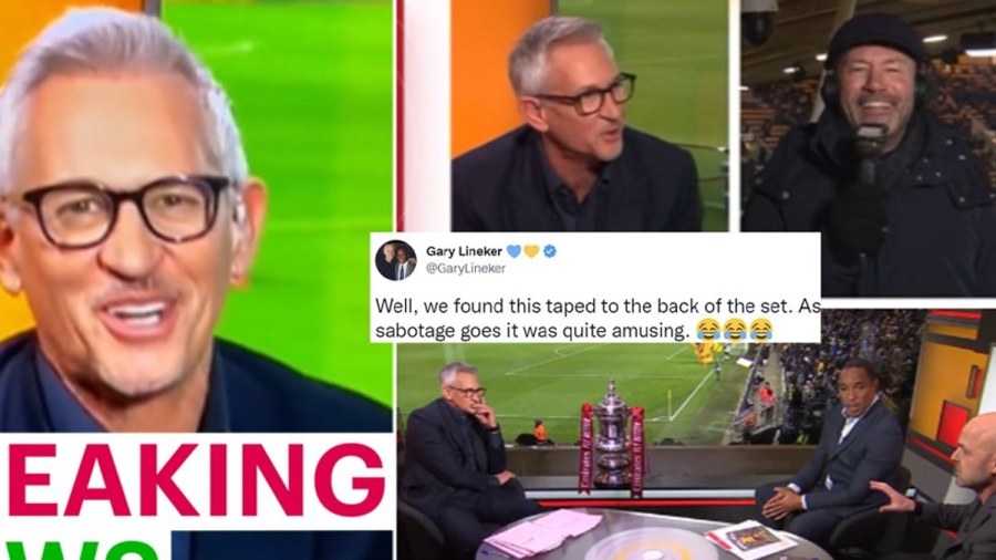 Λίνεκερ και Σίρερ έβαλαν τα γέλια υπό τους ήχους ταινίας πορνό στο στούντιο του BBC! (video)