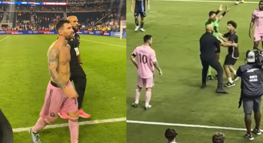 Μέσι: Ο προσωπικός του bodyguard είναι παντού και κλέβει την παράσταση! (video)
