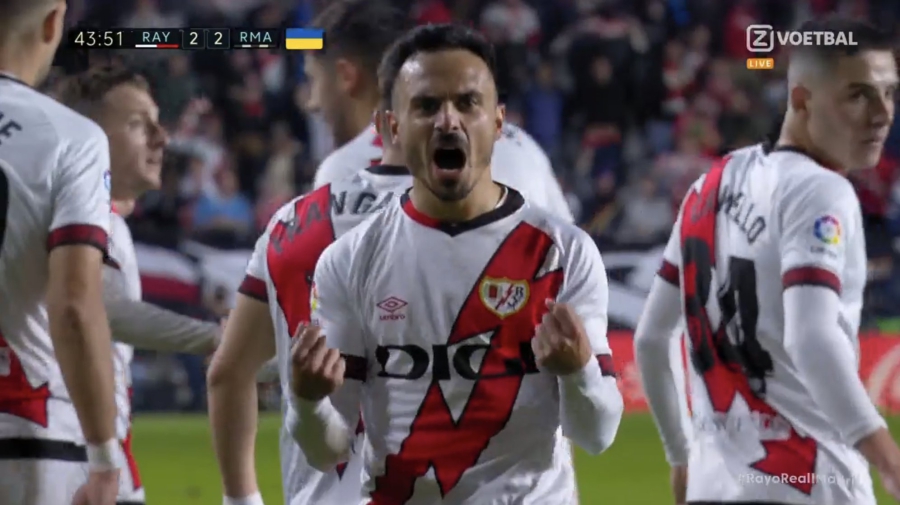 Ράγιο Βαγεκάνο - Ρεάλ Μαδρίτης 2-2: «Τούμπα» το ματς και άμεση ισοφάριση μέσα σε επτά λεπτά! (video)