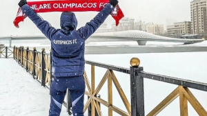 Ολυμπιακός: Η ανάρτηση των Πειραιωτών από τη χιονισμένη Αστάνα (pic)