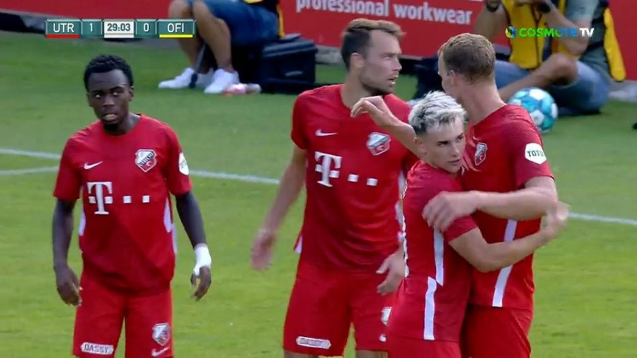 Ουτρέχτη - ΟΦΗ 2-0: «Πληγώνει» τους Κρητικούς ο Δουβίκας! (video)