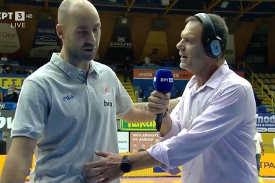 Ο Βασίλης Σπανούλης έφυγε ενοχλημένος μετά από ερώτηση για την τεχνική ηγεσία της Εθνικής Ελλάδος (video)