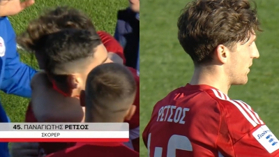 Το πρώτο γκολ της καριέρας του στην Stoiximan Super League: Τα κατάφερε ο Ρέτσος, αγκάλιασε τον Μασούρα!