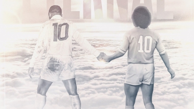 Η ανάρτηση της Νάπολι: Ο «αιώνιος» Πελέ πλάι στον Μαραντόνα