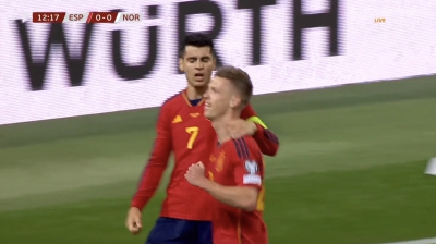 Ισπανία - Νορβηγία 1-0: Ασίστ στο ντεμπούτο του ο Μπαλντέ, γκολ ο Όλμο! (video)