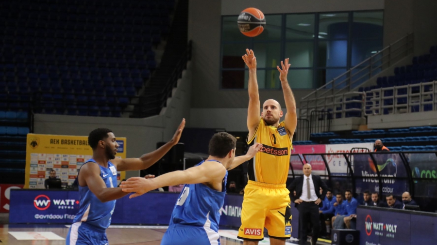 ΑΕΚ – Ιωνικός 92-75: Παράσταση για ένα ρόλο, με πρωταγωνιστή τον Κίνο Κολόμ… (video)