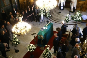 Παναθηναϊκός: Τελέστηκε η κηδεία του Γιώργο Γονιού - Το φέρετρο σκεπασμένο με τη σημαία της ομάδας (pics)