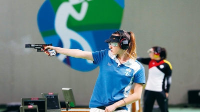 Σκοποβολή: Στην 4η θέση η Κορακάκη στα 10μ αεροβόλο πιστόλι