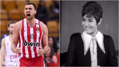 Η Μαρινέλα «υποδέχθηκε» τον Μιλουτίνοφ στον Ολυμπιακό (video)