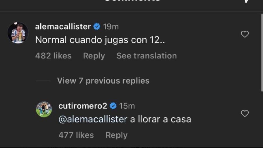 Διαμάχη μεταξύ ΜακΆλιστερ και Ρομέρο στα social: «Πήγαινε σπίτι σου να κλάψεις»