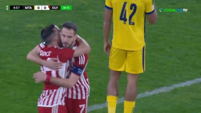 Μακάμπι Τελ Αβίβ – Ολυμπιακός 0-1: Ιδανικό «ερυθρόλευκο» ξεκίνημα με φοβερό Ποντένσε (video)