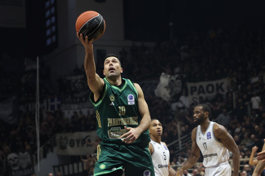 Διά πυρός, σιδήρου και Σλούκα: Πύρρειος νίκη του Παναθηναϊκού στην αρένα του ΠΑΟΚ με 74-69!