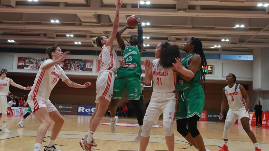 Ολυμπιακός - Παναθηναϊκός 74-61: Εύκολη επικράτηση και… μια ανάσα από το πλεονέκτημα έδρας οι «ερυθρόλευκες»!