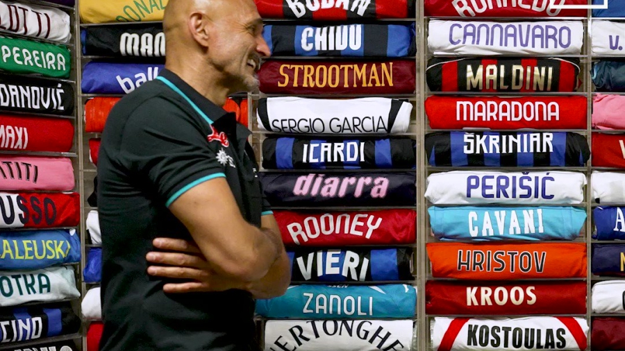 Ο Λουτσιάνο Σπαλέτι διαθέτει απίστευτη συλλογή από φανέλες με... κορυφαία του Θανάση Κωστούλα! (video)