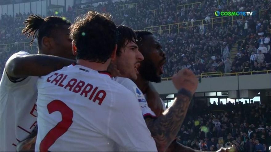 Σαλερνιτάνα – Μίλαν 0-2: Προβάδισμα δύο τερμάτων με Λεάο και Τονάλι! (video)