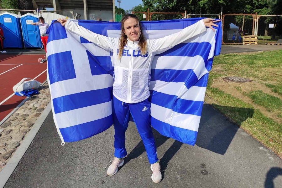 Ευρωπαϊκό Κ23: Ασημένιο μετάλλιο στο τριπλούν η Καρύδη