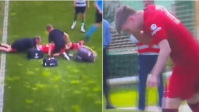 Κατέρρευσε 17χρονος παίκτης της Λίβερπουλ, μετά από χτύπημα στο κεφάλι! (video)