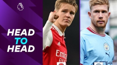 Έντεγκααρντ και Ντε Μπρόινε, με την «μπαγκέτα» του μαέστρου, στο ντέρμπι κορυφής της Premier League!