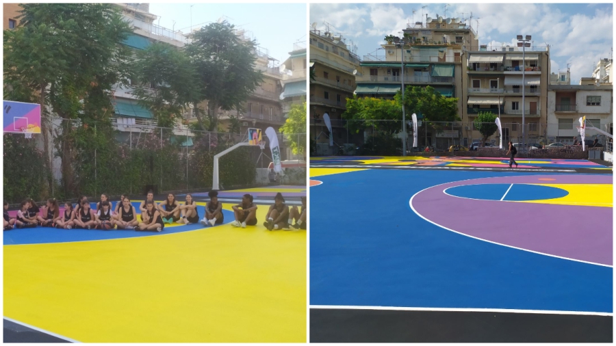 Το BN Sports βρέθηκε στην ανακαίνιση των γηπέδων μπάσκετ στα Κάτω Πατήσια! (video)