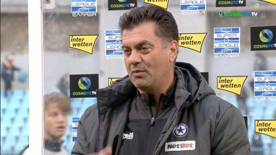 Γκουτσίδης: «Έπρεπε να κερδίσουμε, έχουμε άγχος» (video)