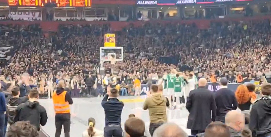Standing ovation στον Λεσόρ από τους οπαδούς της Παρτίζαν! (video)