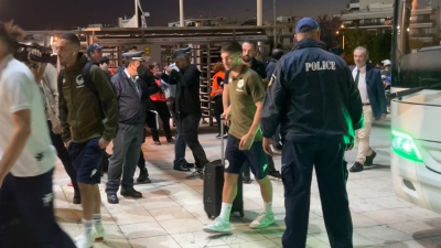 Έφτασε η αποστολή του Παναθηναϊκού στην Τούμπα! (video)