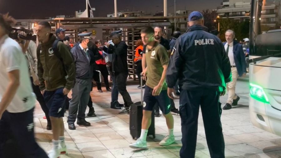 Έφτασε η αποστολή του Παναθηναϊκού στην Τούμπα! (video)