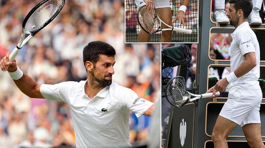 Τζόκοβιτς: Δεν συγκράτησε τα νεύρα του, έσπασε τη ρακέτα και έχασε 8 χιλιάδες δολάρια! (video)