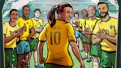 Μάρτα: Η ηγέτιδα της «σελεσάο» αποχαιρετά τα διεθνή γήπεδα, αλλά αυτά δεν θα την ξεχάσουν (video)