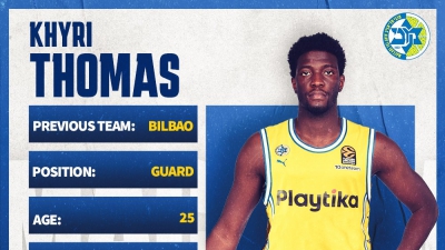 Μακάμπι Τελ Αβίβ: Υπέγραψε συμβόλαιο συνεργασίας με τον Κάιρι Τόμας