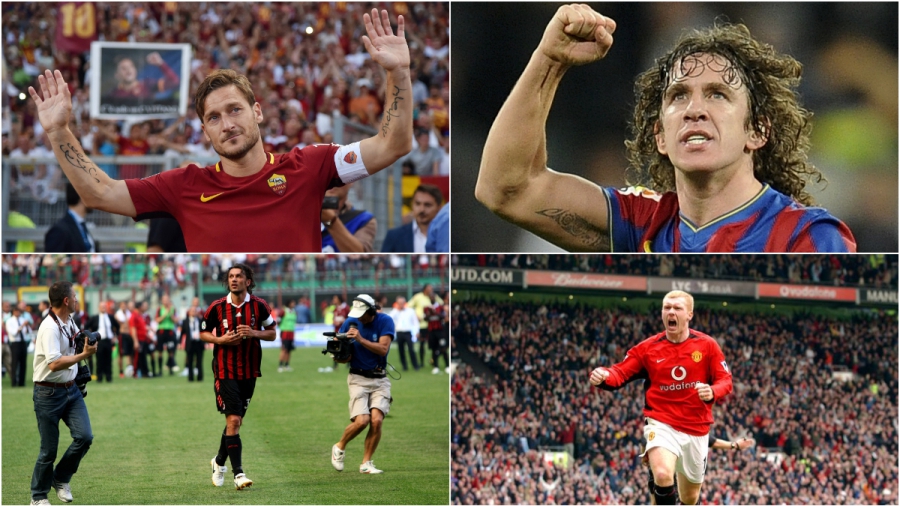 Από τους Μαλντίνι-Τότι, έως τους Σκόουλς-Πουγιόλ: Οι 5+1 παίκτες που ερωτεύθηκαν μία και μόνο ομάδα! (video)