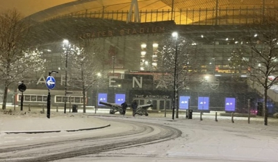 Εντυπωσιακές εικόνες από το χιονισμένο Έμιρεϊτς!