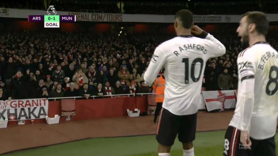 Άρσεναλ – Μάντσεστερ Γιουνάιτεντ 0-1: Τρομερό σουτ του Ράσφορντ και προβάδισμα για τους «κόκκινους διαβόλους»! (video)
