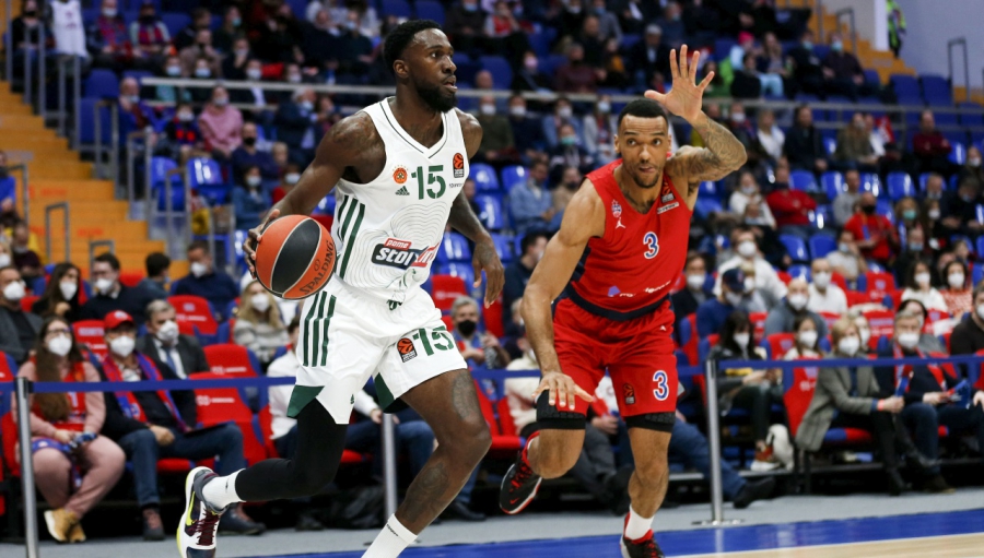 Τρίποντο πάρτυ της ΤΣΣΚΑ, νέα βαριά ήττα (97-77) στη Μόσχα ο Παναθηναϊκός