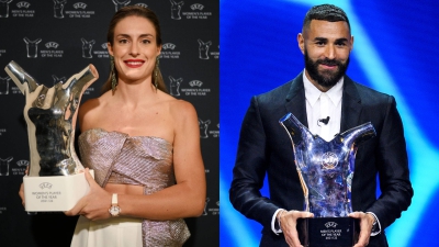 «Σάρωσε» στα ατομικά βραβεία της UEFA η Ρεάλ Μαδρίτης με Μπενζεμά και Αντσελότι – Πουτέγιας και Βίγκμαν οι κορυφαίες γυναίκες!