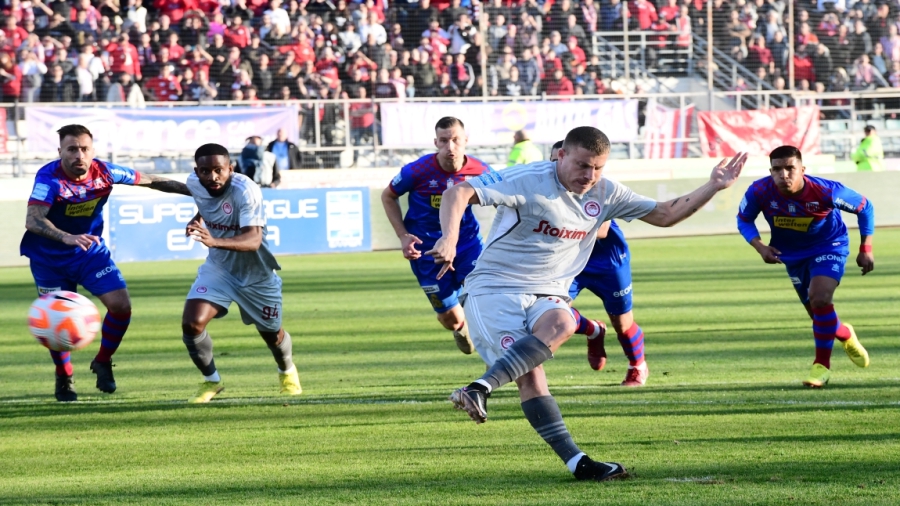 Βόλος - Ολυμπιακός 0-1: Με το... καλημέρα προβάδισμα για τους «ερυθρόλευκους» από την άσπρη βούλα! (video)