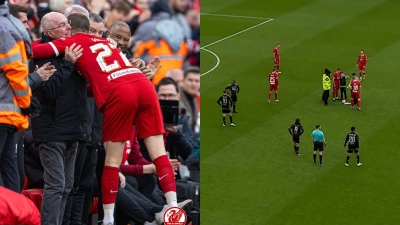 Τέσσερα λεπτά στο Άνφιλντ: Γκολ αφιερωμένο στον Έρικσον και ένας οπαδός να αγκαλιάζει τον Τζέραρντ! (video)