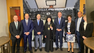 Στο μουσείο μπάσκετ της ΧΑΝΘ, ο Πατριάρχης Βαρθολομαίος!