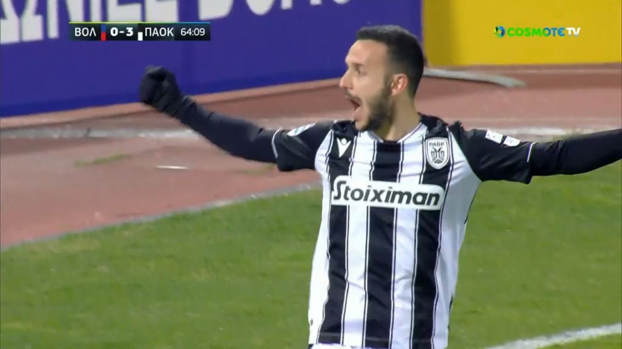 Βόλος – ΠΑΟΚ 0-4: Θρίαμβος των Θεσσαλονικιών, φοβερό γκολ ο Σάστρε στο ντεμπούτο του! (video)