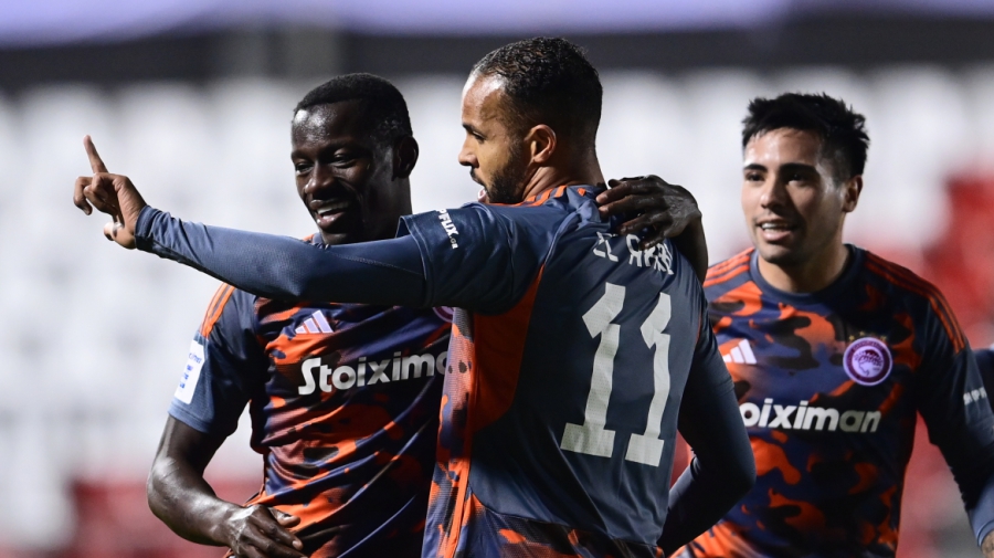 Πανσερραϊκός-Ολυμπιακός 0-1: Στη δεύτερη θέση από την άσπρη... βούλα οι Πειραιώτες
