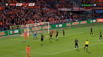 Ολλανδία – Γιβραλτάρ 2-0: Σκοράρει ο Ντεπάι σε κενή εστία! (video)