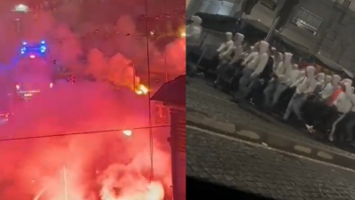 Η Ευρώπη «βράζει»: Επεισόδια μεταξύ αστυνομικών και οπαδών της Ουνιόν Βερολίνου στη Νάπολη! (video)
