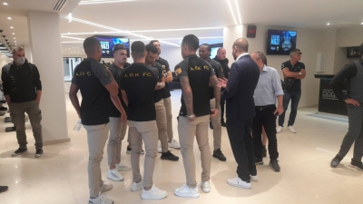 Πλάνα από την εκδήλωση στην OPAP Arena, για την επέκταση της συνεργασίας του ΟΠΑΠ με την ΑΕΚ! (video)