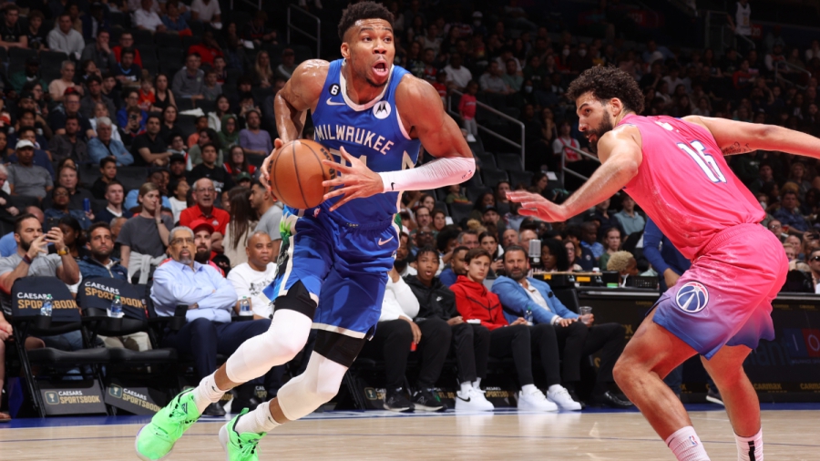 Ουίζαρντς - Μπακς 128-140: Triple-double ο Αντετοκούνμπο, «πλήγμα» με Κόνατον (video)