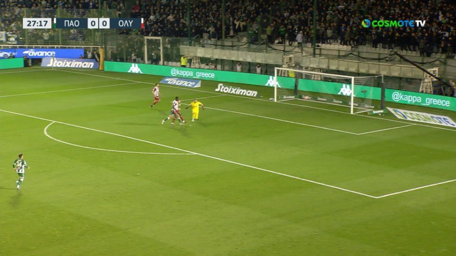 Παναθηναϊκός – Ολυμπιακός 2-0: Διπλό χτύπημα χάρις σε «ερυθρόλευκα δώρα» (video)