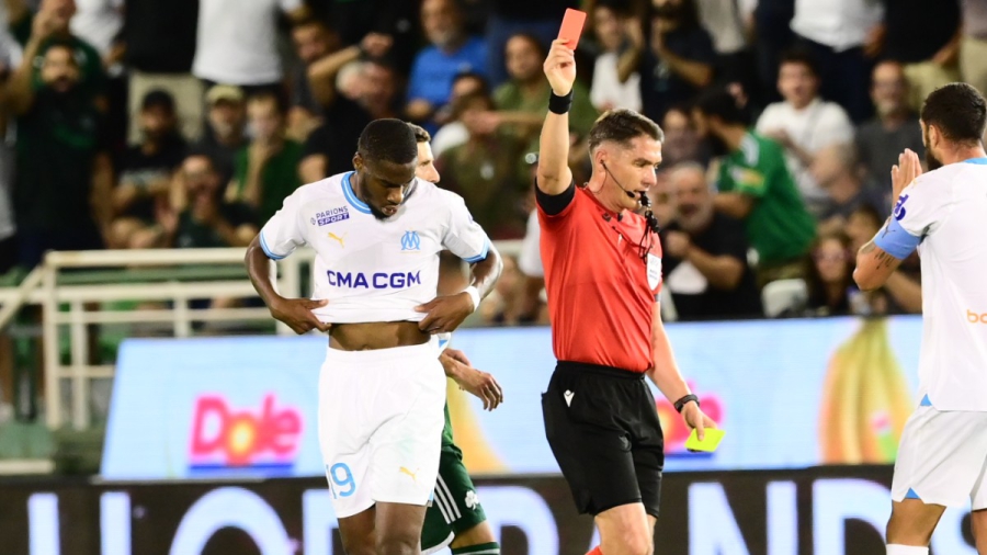 Παναθηναϊκός – Μαρσέιγ 0-0: Κόκκινη κάρτα ο Κοντόγκμπια και πλεονέκτημα για τους «πράσινους» (video)