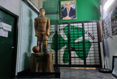 Παναθηναϊκός: Το άγαλμα του Γεώργιου Καλαφάτη στο κλειστό της Λεωφόρου!