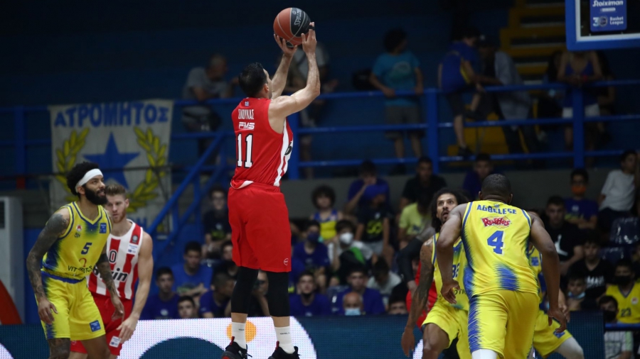 Περιστέρι - Ολυμπιακός 57-92: Στα ημιτελικά... δια περιπάτου οι «ερυθρόλευκοι» (video)